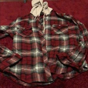 Empyre hooded flannel